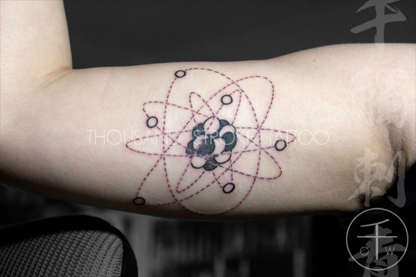 My Carbon Atom tattoo  Tattoos and piercings Atom tattoo Tattoos